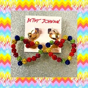 ❤️‍🔥VALENTINES! NWT BJ CRYSTALLINE EARRINGS